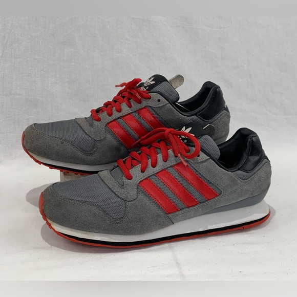 adidas | Shoes | Adidas Zxz Grayred Suede Casual Shoes Mens Size 9
